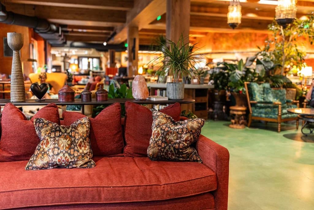 Hearth Food Garden, the fireside sofa