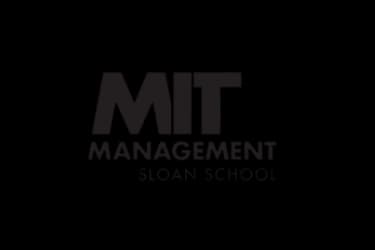 MIT Management Sloan School logo on a black background.